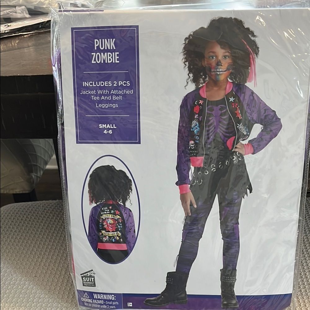 Punk zombie costume